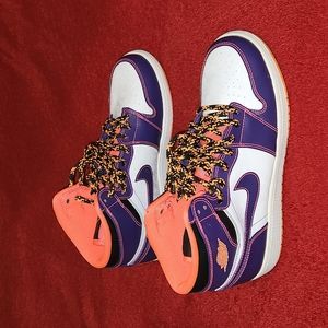 Air Jordan 1 High BG – Court Purple – Bright Crimson – Bright Citrus